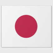 Papier Cadeau Japon - Drapeau japonais - Hinomaru (Plat)