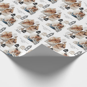 Papier Cadeau Japon moderne Noël Nordique maisons 3 photo chic 