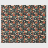 Papier Cadeau Japonais Koi Poisson Motif (Plat)