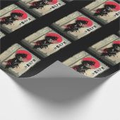 Papier Cadeau Japonais mort Samurai Guerrier Japon Swordsman (Coin)