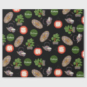 Papier Cadeau Japonais personnalisé (Plat)