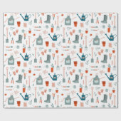 Papier Cadeau Jardin amusant (Plat)