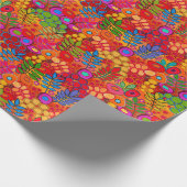 Papier Cadeau Jardin aux fleurs ensoleillées du sud-ouest (Coin)