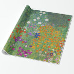 Papier Cadeau Jardin aux fleurs Gustav Klimt Art Vintage Art Nou<br><div class="desc">Gustav Klimt Jardin Fleur Jardin Art Nouveau Vintage Peinture Art Nouveau 1907</div>