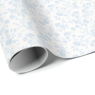Papier Cadeau Jardin Botanique Poudre Bleue - Neutre