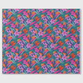 Papier Cadeau Jardin Botanique Vibrant (Plat)