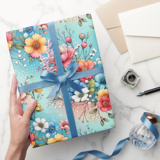 Papier Cadeau Jardin Colorburst (Cadeaux)