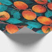 Papier Cadeau Jardin d'abricot 2 (Coin)