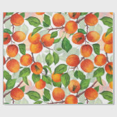Papier Cadeau Jardin d'abricot 3 (Plat)