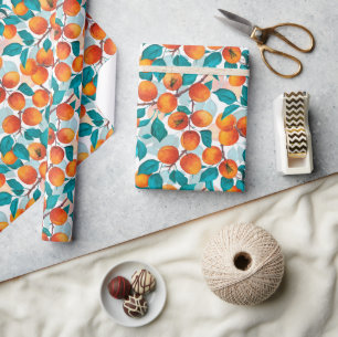 Papier Cadeau Jardin d'abricot 4