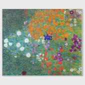 Papier Cadeau Jardin d'agrément de Gustav Klimt (Plat)