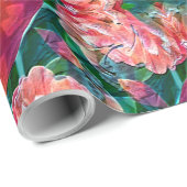 Papier Cadeau Jardin d'amour...... (Coin rond)