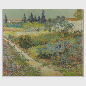 Papier Cadeau Jardin d'Arles - Vincent Van Gogh (Plat)
