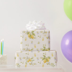 Papier Cadeau Jardin de citron avec souris