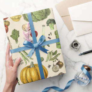 Papier Cadeau Jardin de culture de légumes du passe-temps