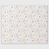 Papier Cadeau Jardin de fées rustique (Plat)