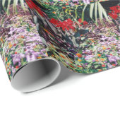 Papier Cadeau Jardin de guérison (Coin rond)