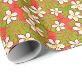 Papier Cadeau Jardin de Kalikimaka (Coin rond)