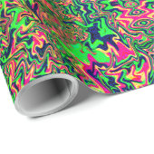 Papier Cadeau Jardin de la folie...... (Coin rond)