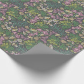 Papier Cadeau Jardin de marguerites blanches victoriennes et de (Coin)