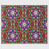 Papier Cadeau Jardin de Noël... (Plat)