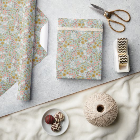 Papier Cadeau Jardin de printemps (Artisanat)