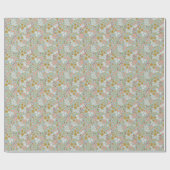 Papier Cadeau Jardin de printemps (Plat)