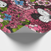 Papier Cadeau Jardin de printemps 2 (Coin)