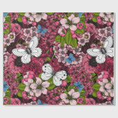 Papier Cadeau Jardin de printemps 2 (Plat)