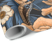Papier Cadeau Jardin de rêve 2 (Coin rond)