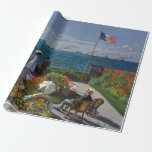 Papier Cadeau Jardin de Sainte Adresse par Monet Wrapper Paper<br><div class="desc">Claude Monet - une célébration des Maîtres d'Art</div>