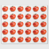 Papier Cadeau jardin de tomates fruit (Plat)