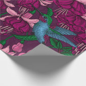 Papier Cadeau Jardin des colibris (Coin)