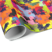 PAPIER CADEAU JARDIN DES FLEURS (Coin rond)