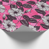 Papier Cadeau Jardin des Hibiscus 2 (Coin)