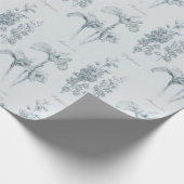 Papier Cadeau Jardin d'Iris et de Delphinium (Coin)