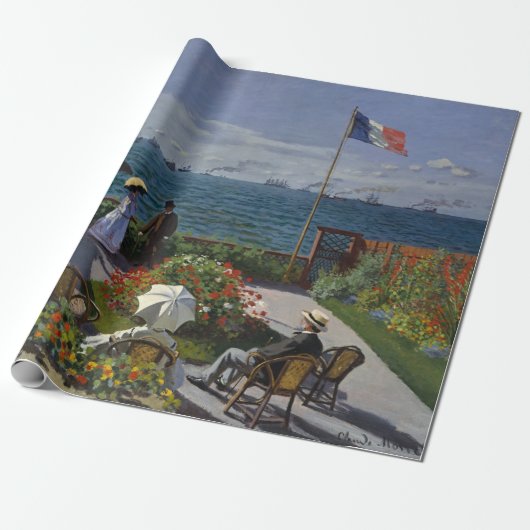 Papier Cadeau Jardin du Monet à Sainte-Adresse (Déroulé)