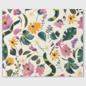 Papier Cadeau Jardin enchanté (Plat)