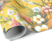 Papier Cadeau Jardin ensoleillé (Coin rond)