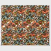 Papier Cadeau Jardin Fleur sauvage de l'Australie Bush (Plat)