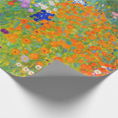 Papier Cadeau Jardin fleuri Gustav Klimt Bauerngarten Art (Coin)