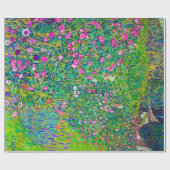 Papier Cadeau Jardin Italien, Gustav Klimt (Plat)