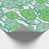 Papier Cadeau Jardin japonais Lily Pad (Coin)