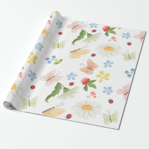 Papier Cadeau Jardin lunaire