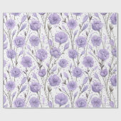 Papier Cadeau Jardin pourpre (Plat)