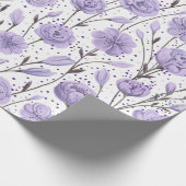 Papier Cadeau Jardin pourpre (Coin)