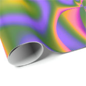 Papier Cadeau Jardin psychédélique (Coin rond)