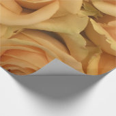 Papier Cadeau Jardin Rose Abstrait Élégant Floral (Coin)