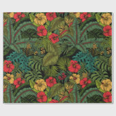 Papier Cadeau Jardin tropical (Plat)