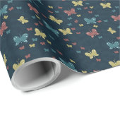 Papier cadeau Jardins la Nuit (Coin rond)